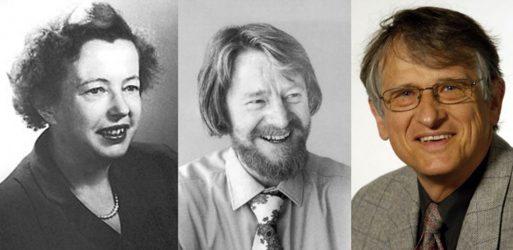 Maria Göppert-Mayer, John Stewart Bell, Klaus von Klitzing